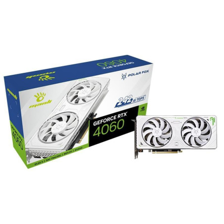 Scheda Video Geforce Rtx 4060 8 Gb Polar Fox Twin V1 (M-Nrtx4060/6Rghppp-M2624)