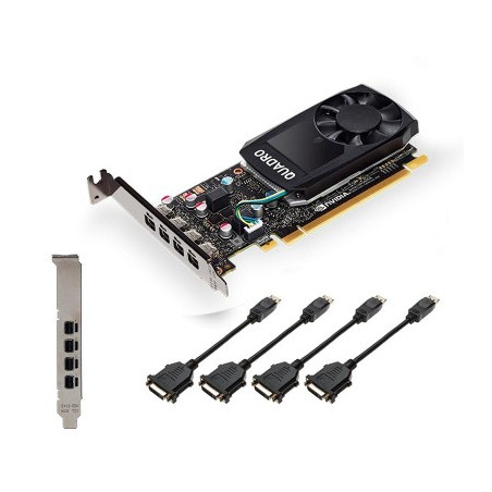 Scheda Video Quadro P1000 Dvi V2 4 Gb (Vcqp1000Dviv2-Pb)