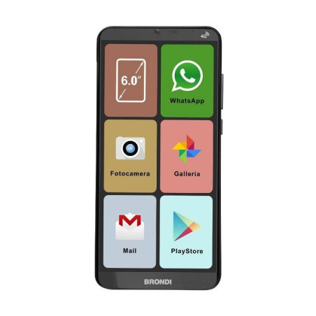 Smartphone Amico Smartphone Xl 4G 16Gb Nero Dual Sim