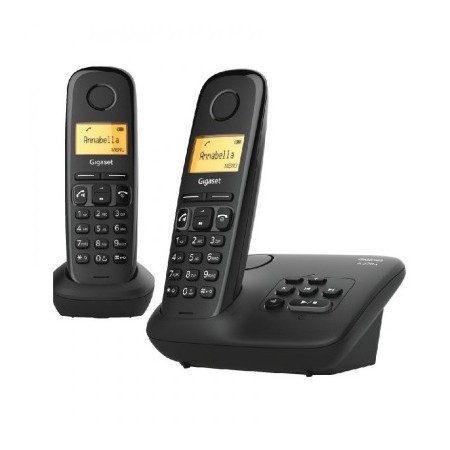 Telefono Cordless Gigaset A270A Duo Nero Vivavoce (Siea270Aduo)