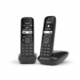 Telefono Cordless Gigaset As690A Duo Nero Segreteria (L36852-H2836-K101)