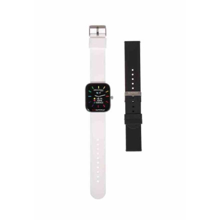 Smartwatch Swt-Stc002 + Cinturino Uniko Silicone Bianco O Nero