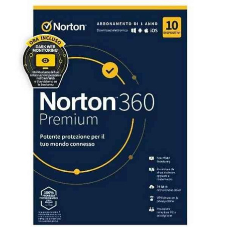 Software Antivirus Box 360 Premium - 10 Dispositivi 75Gb (Fc-21429125)