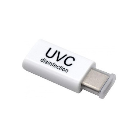 Sterilizzatore Raggi Uv Per Smartphone Uvc Con Ingresso Usb Type C - Bianco