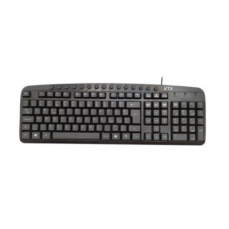 Tastiera Kb-2105U Usb Multimediale Nera