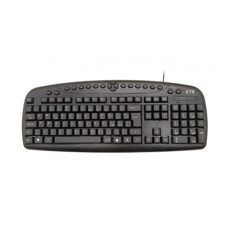 Tastiera Kb-3105U Usb Multimediale Nera