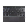Tastiera Tobin01Bit Bluetooth Con Touch Pad - Nera