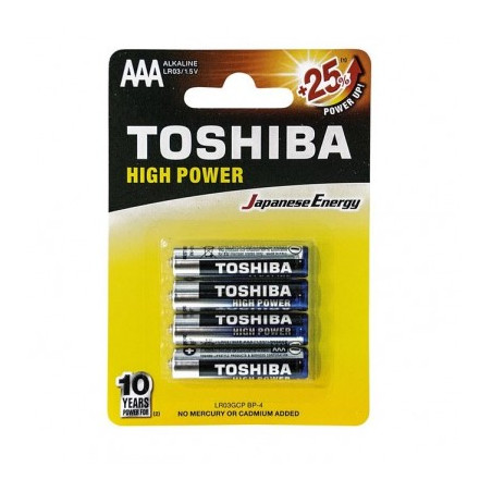Batterie Alcaline Ministilo Lr03 Aaa Conf.4 Pz (Tos03)