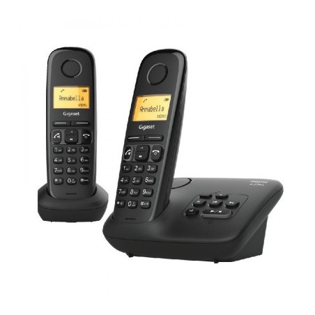Telefono Cordless Gigaset A270A Duo Nero Vivavoce (Siea270Aduo)