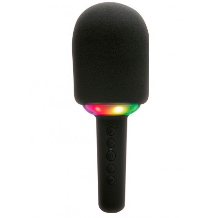 Microfono Karaoke Con Effetti Luce Sng N - Nero