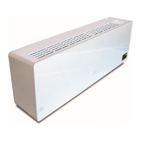 Termoventilatore Murale Chic Silver Eco 2000W Led Telc Timer (Argochicsilver)