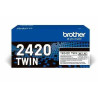 Toner Originale Brother Tn-2420 Twin Nero Conf. 2 Pezzi