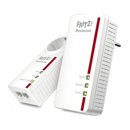 Kit Adattatore Di Rete Powerline Fritz 1260E 1200 Mbps Wireless (20002819)