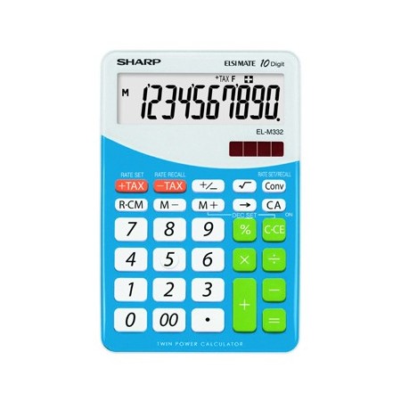 Calcolatrice El M332 Bbl (Elm332Bbl) Celeste