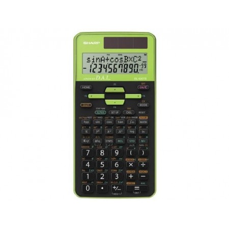 Calcolatrice Scientifica 420 Funzioni (Sh-El520Tsbgr) Verde