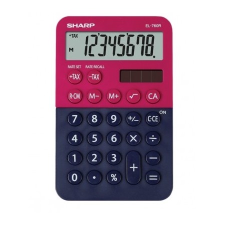 Calcolatrice Sh-El760Rbrb Rosso