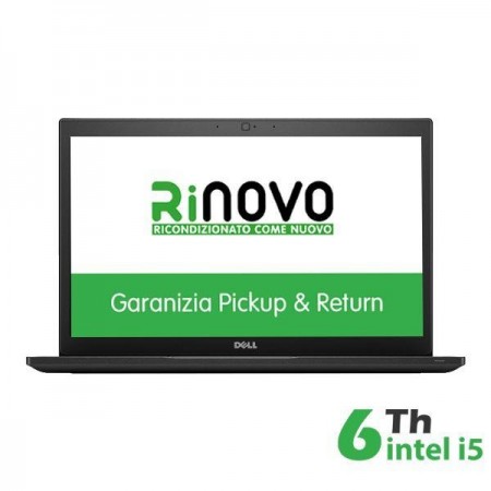 Notebook Dell Latitude E7480 Intel Core I5-6 Gen 14" 16Gb 480Gb Ssd Windows 10 Pro - Ricondizionato - Gar. 12 Mesi