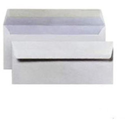 Buste Bianche 110X230Mm Con Finestra 90Gr + Strip Da 500Pz