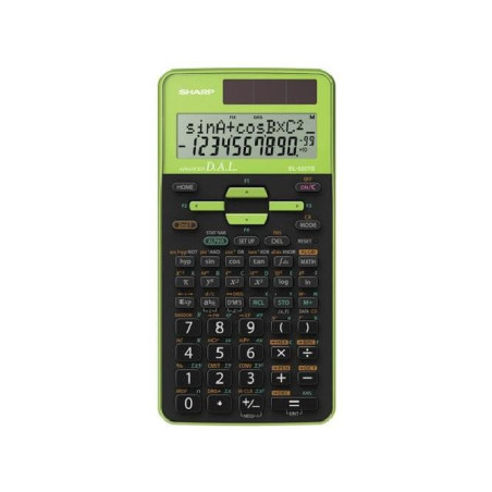 Calcolatrice Scientifica 420 Funzioni (Sh-El520Tsbgr) Verde