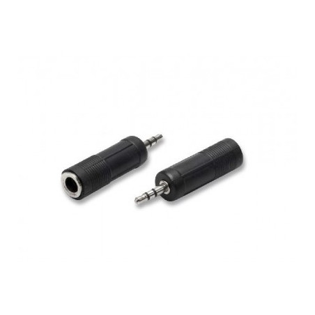 Adattatore Audio Spina Jack Maschio 3.5Mm + Presa Jack Femmina 6.35Mm (5/02)