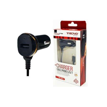 Caricatore Auto Iphone 2,4A (Tc-Ca02)
