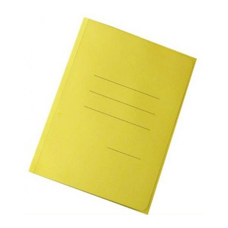 Cartelle 3 Lembi Manilla Gr.150 (50 Pezzi) - Giallo