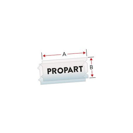 Black on Clear Com BMP21LAB Plus-12.7mmx6.4m M21-500-430-CL
