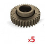 5XUpper Roller Gear ML1610,1710,Scx4216,Scx4016JC66-00564A